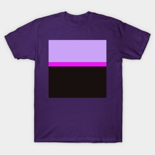 black pink and purple minimalist abstract design T-Shirt